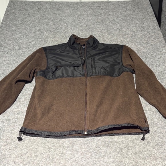 Chaps Other - Chaps Fleece Jacket Full Zip Men's Size XL Brown Black Outdoor Casual